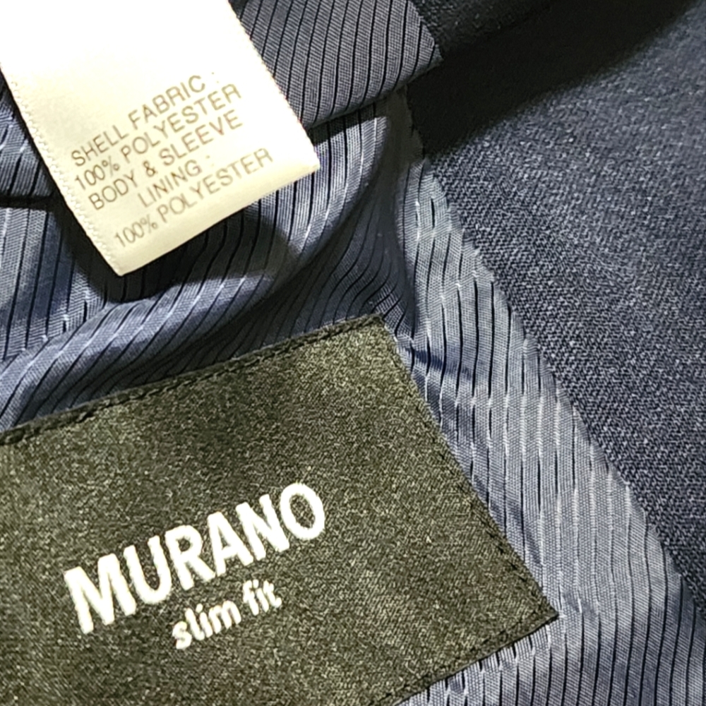 Murano Men's Navy Blue Coat - Picture 5 of 8